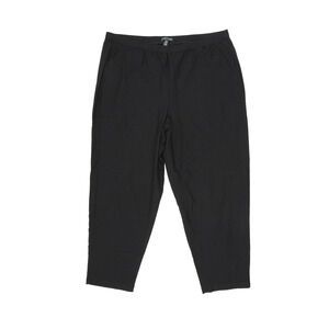 Eileen Fisher System Tapered Ankle Pants Black Size L